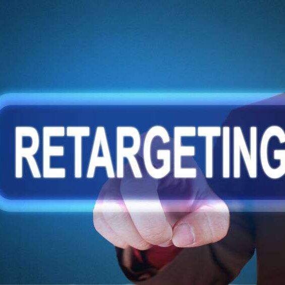 Retargeting. Business Marketing Words Typography Concept Digital Marketing Agency Las Vegas - Retargeting and Geotargeting